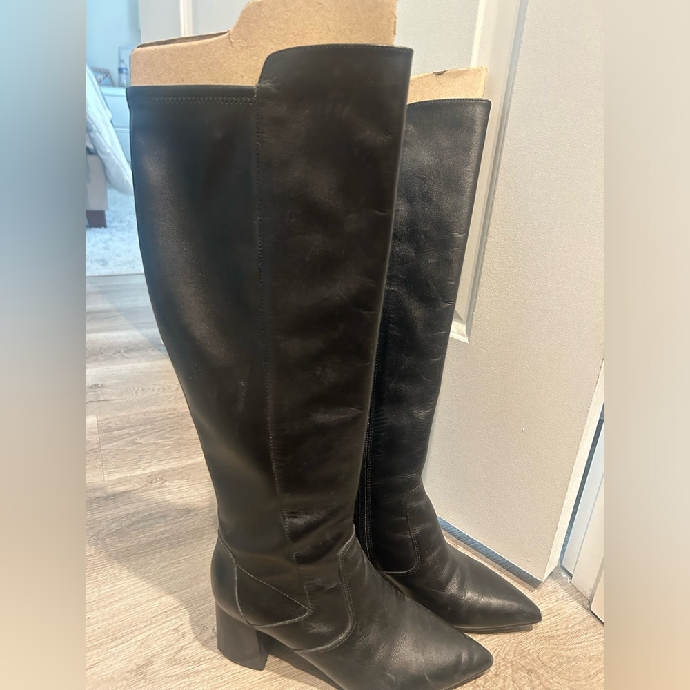 Black Knee-High Women's Boots